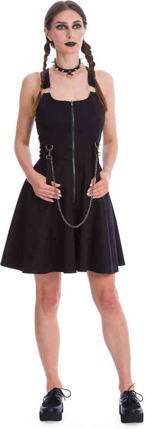 Banned - BLAIR CHAIN DETAILS Korte jurk - L - Zwart