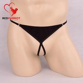 Unisex G string PRO Black | Inclusief gat voor vagina en penis | One Size | Erotische onderbroek | Sexy ondergoed