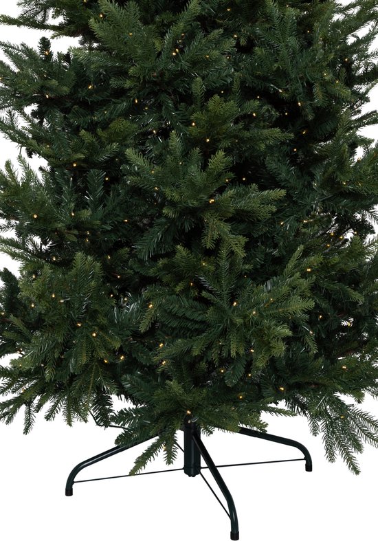 KJ Kunstkerstbomen Calgary Kunstkerstboom de luxe 210 cm met inclusief LED... bol