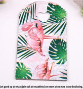 50 Uitdeelzakjes Flamingo 9 x 15 cm - Cellofaan Plastic Traktatie Kado Zakjes - Snoepzakjes - Koekzakjes - Koekje - Cookie