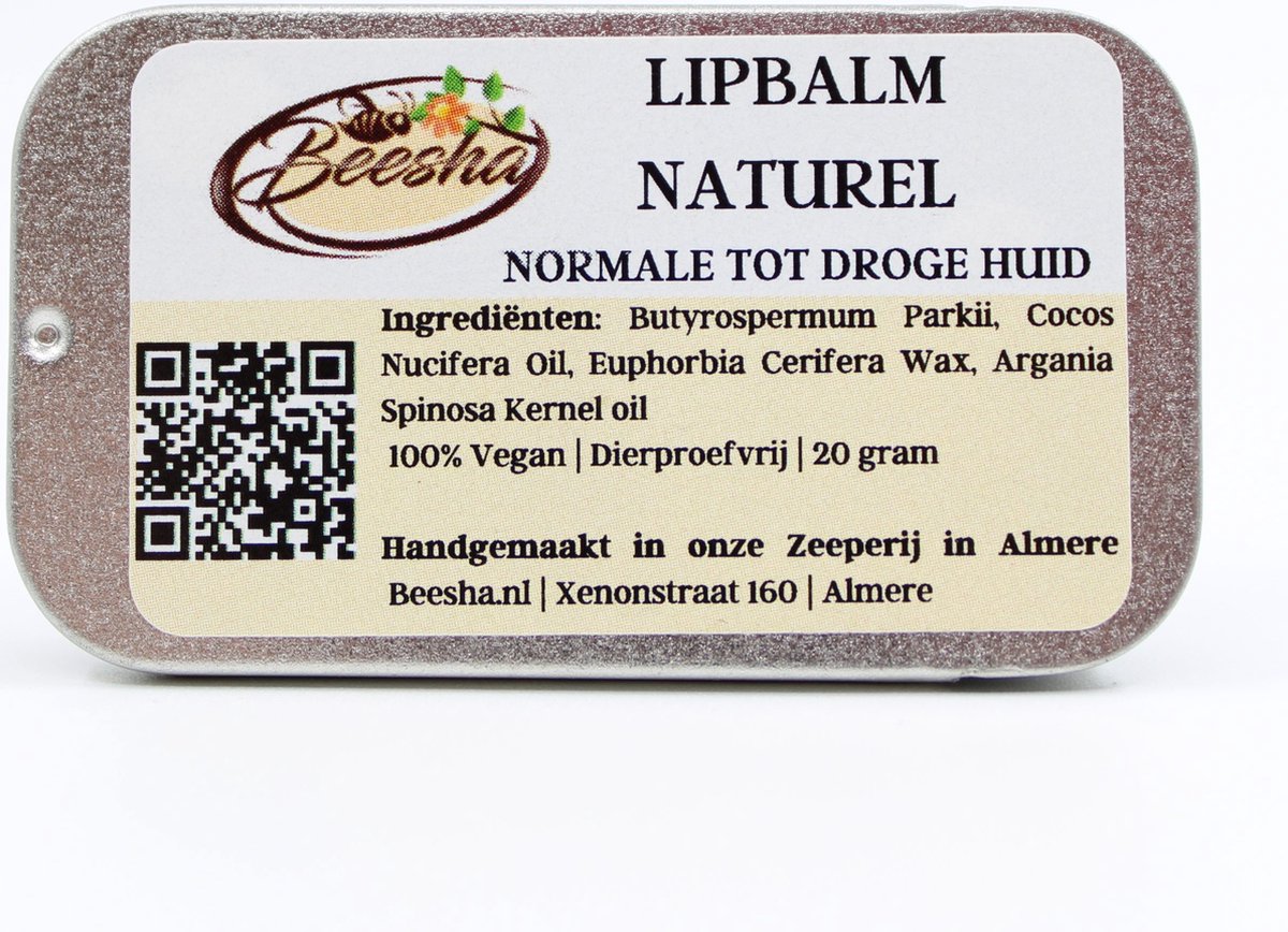 Goedkoopste Beesha Lippenbalsem Naturel