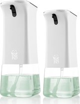 Royal Belinda Zeepdispenser Set – 280 ml + 350 ml – Automatisch – Schuimdispenser met Sensor – Wandmontage – No Touch – Zeeppompje – Wit