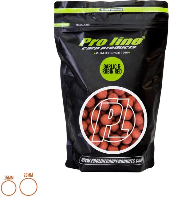 Pro Line Garlic Robin Red - Boilies - 15 mm - 5 kg van Pro Line — afbeelding 4