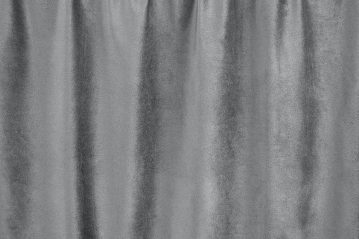 Lifa Living - Fluwelen Gordijnen - 150 x 250 cm - Grijs - Verduisterend - Wasbaar - Kreukherstellend - Kleurvast - 8 Ophangringen - 1 Stuk
