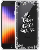 iPhone SE 2022 hoesje Cold Outside - Designed by Cazy