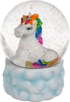 Glitterbal Unicorn - Sneeuwbol - Sneeuwbollen - Eenhoorn - Glitter Globe