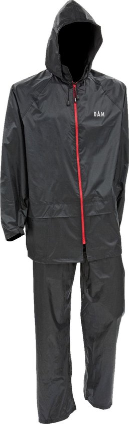 Dam Protec Rainsuit Noir Taille M | Combinaison de pluie