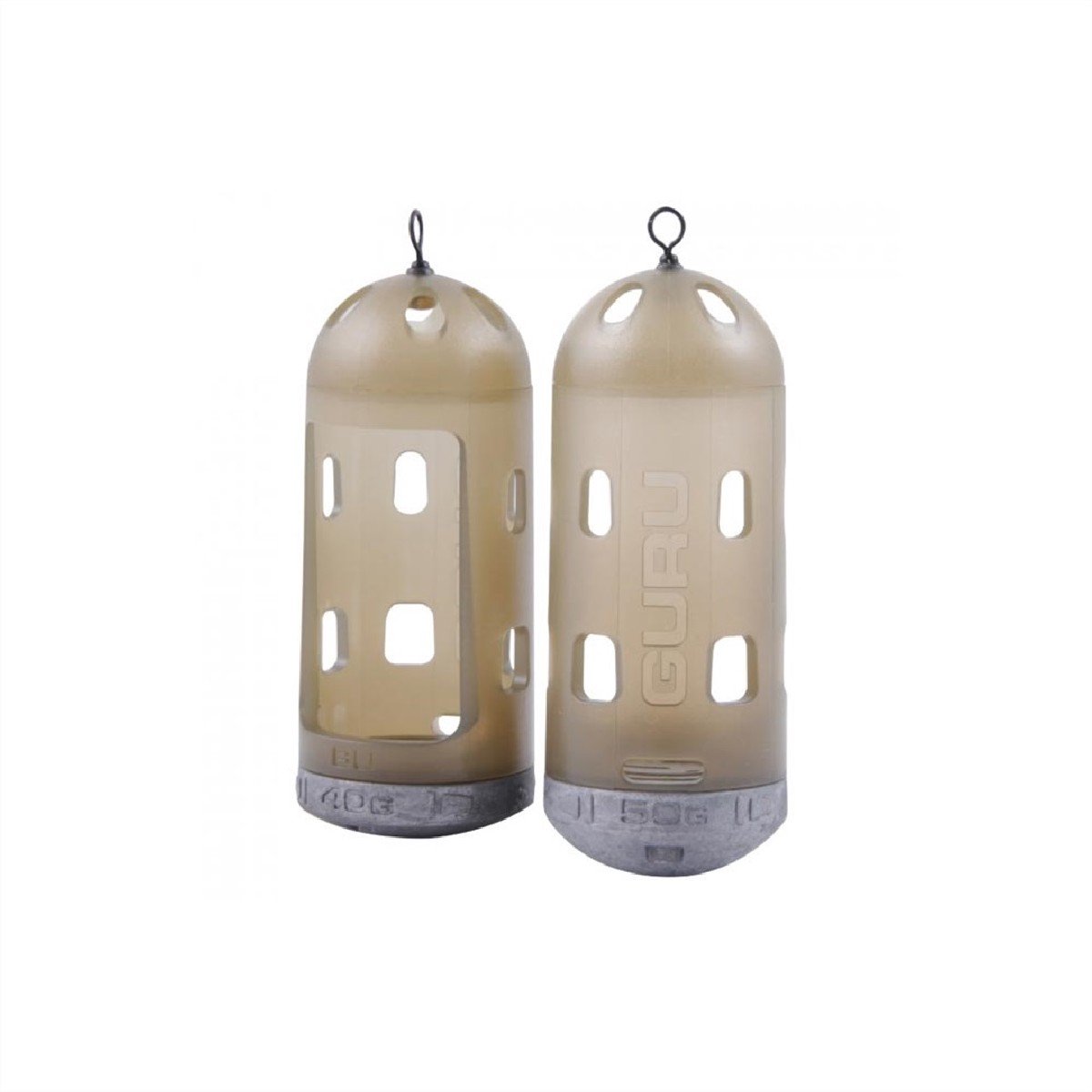 Guru X-Change Bait Up Window Feeder - 40g + 50g - Bruin