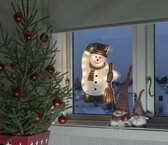 Kerstfiguur voor binnen - Sneeuwman - 20 LEDs - 46 cm hoog