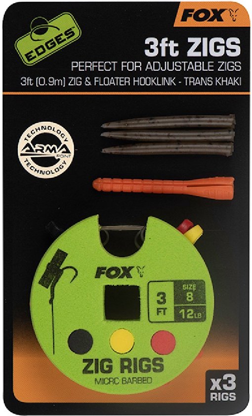Zig Ready Rigs Edges Fox Karper Onderlijn van Fox — afbeelding 2