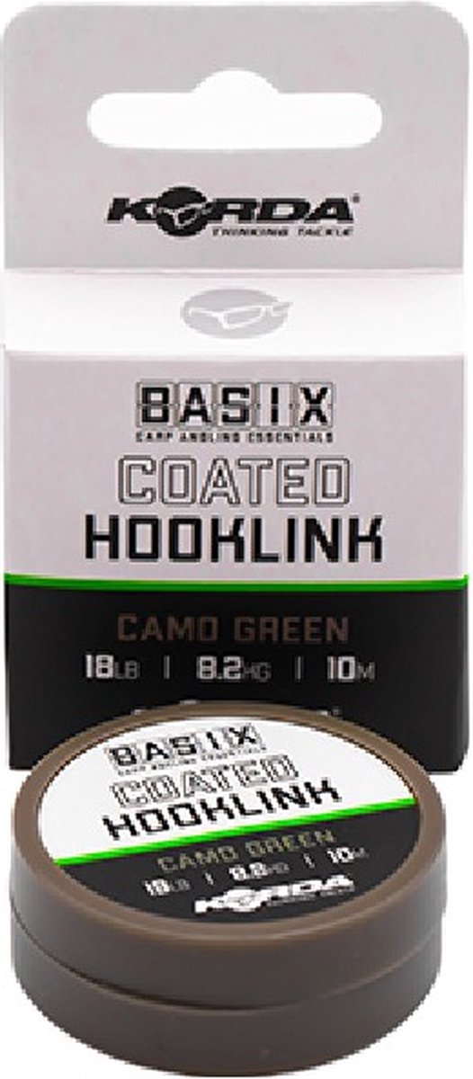 Korda Basix Coated Hooklink 25lb 10m