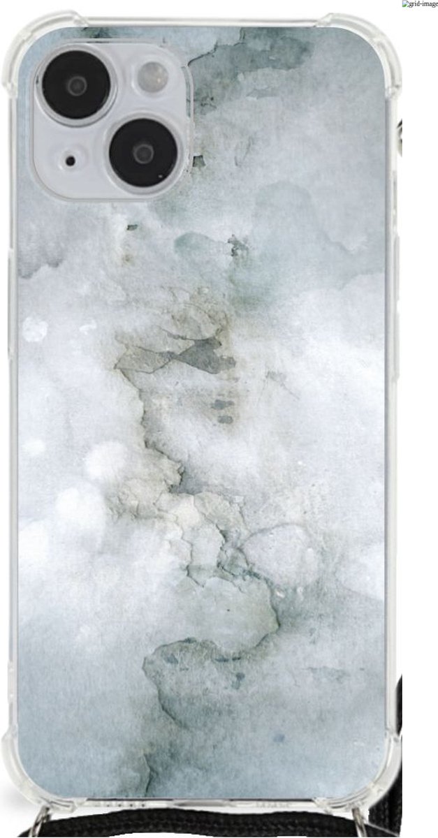 Back Cover iPhone 14 Plus Painting Grey