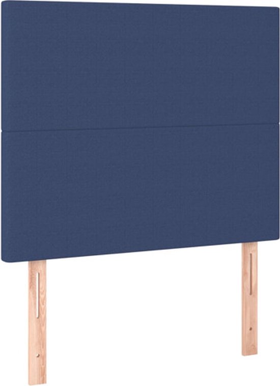 VidaXL 2 Pz Blu 80x5x78/88 Cm In Tessuto Testiera