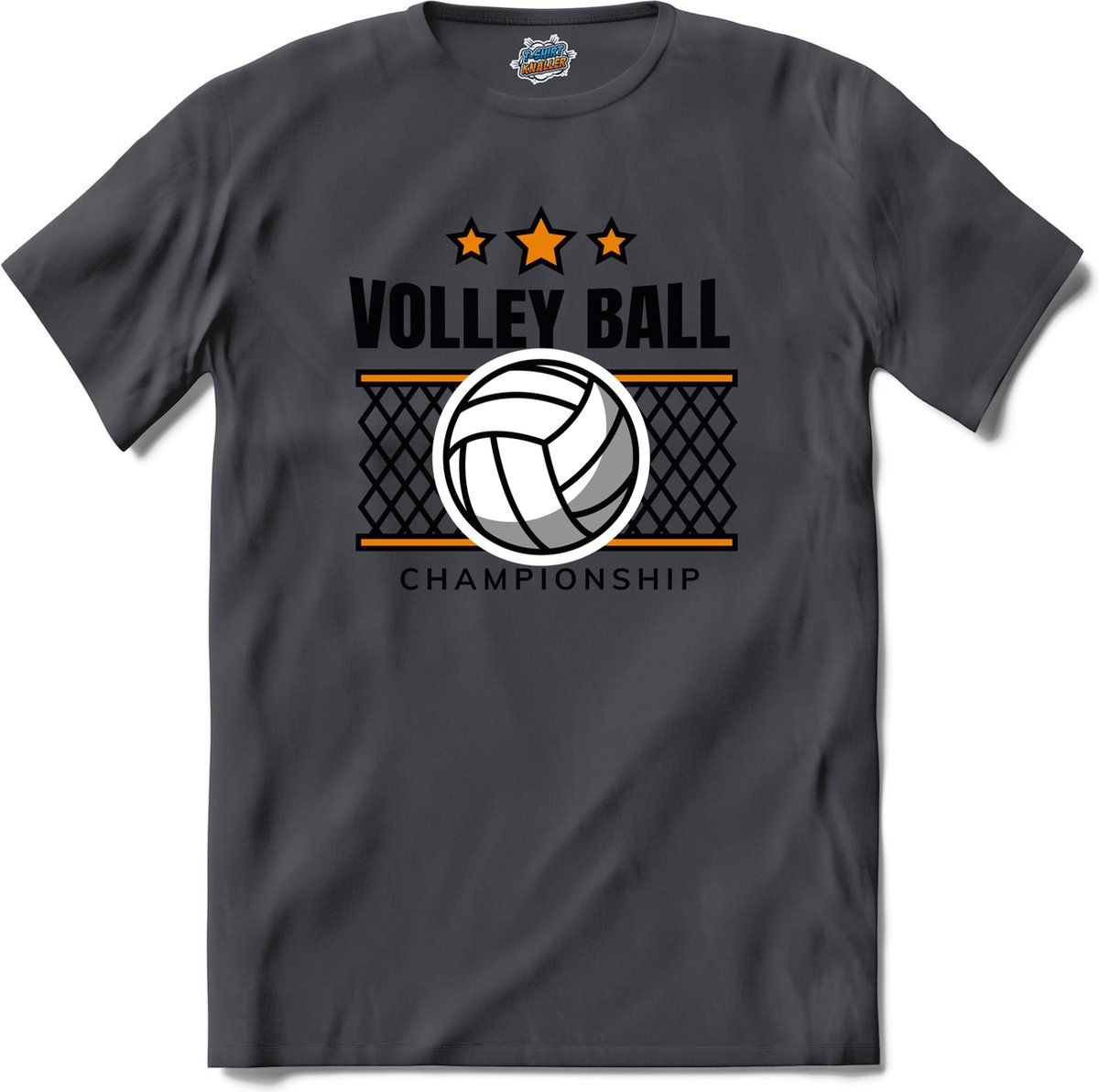 Volleybal net sport - T-Shirt - Heren - Mouse Grey - Maat S