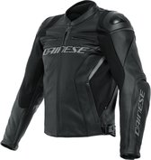 Dainese Racing 4 Leather Jacket Black Black 50 - Maat - Jas