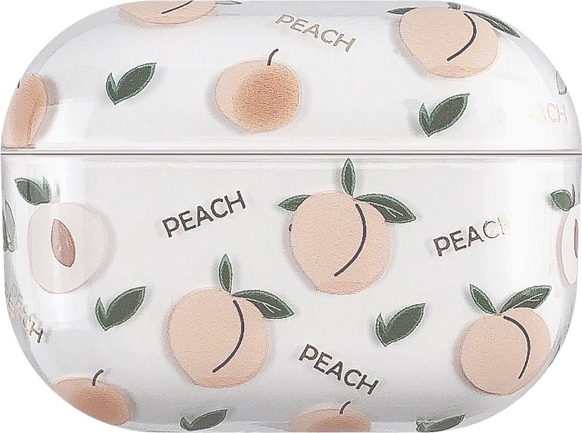 Mobigear Design Hardcase Hoesje voor Apple AirPods Pro 2 - Peach