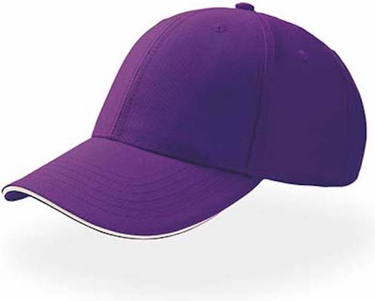 Atlantis 'Sport Sandwich Cap' Paars/Wit