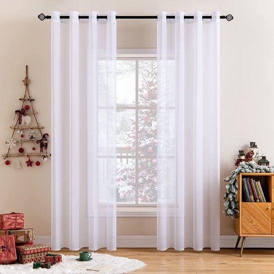 Premium Vitrage – Accessoires de fenêtre de salon – Rideaux – Voile