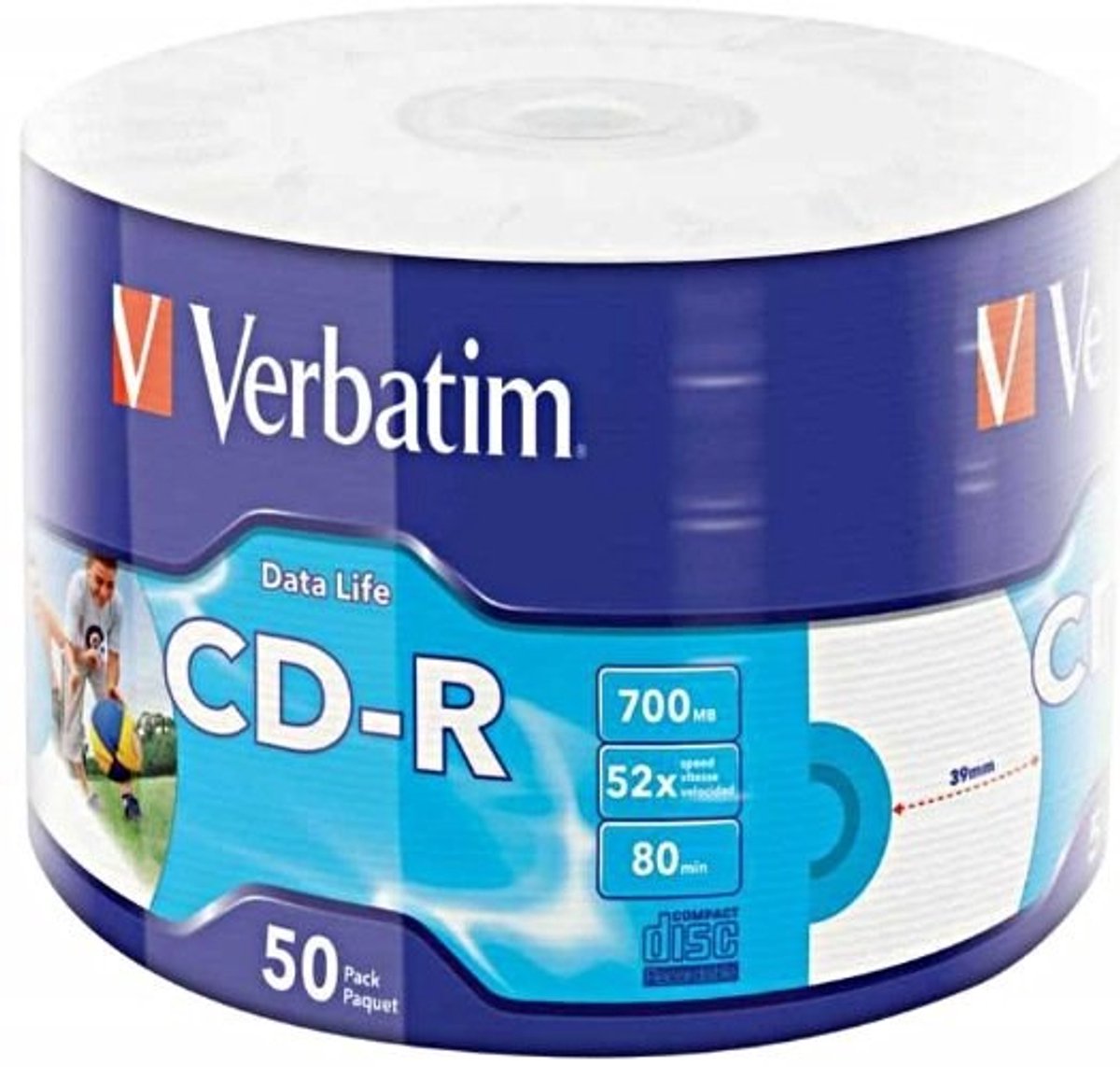 50x CD-R - 52x - CD-R - 120 mm - 700 MB - 50 pc(s)