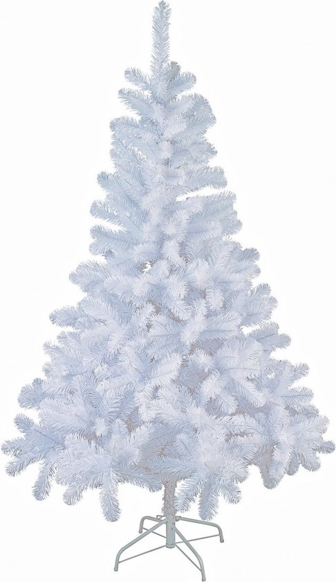 Witte kunst kerstboom/kunstboom 120 cm - Kunst kerstbomen / kunstbomen