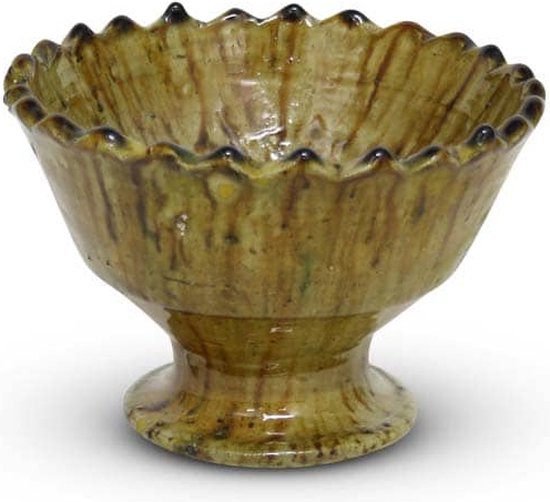 Tamegroute Coupe à fruits Moutarde Ø 15 x 11cm