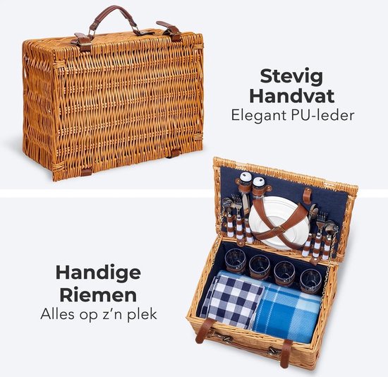 Luxe - Picknickmand kopen? | Korting tot 12