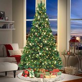 Kunstkerstbomen- kerstboom met verlichting - 350 leds-210cm- Groen