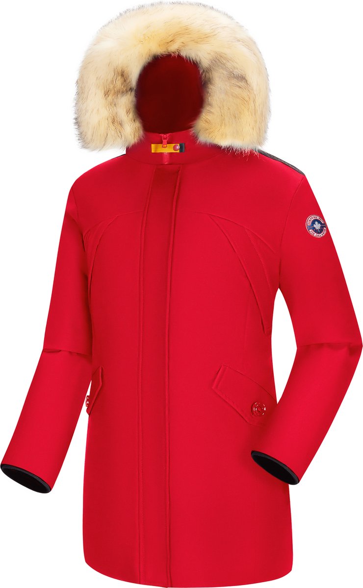 Subprime - Dames Jas winter Parka Chloe - Rood - Maat M