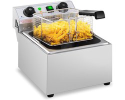 Elektrische friteuse - 10 liter - timer - 230V - Royal Catering