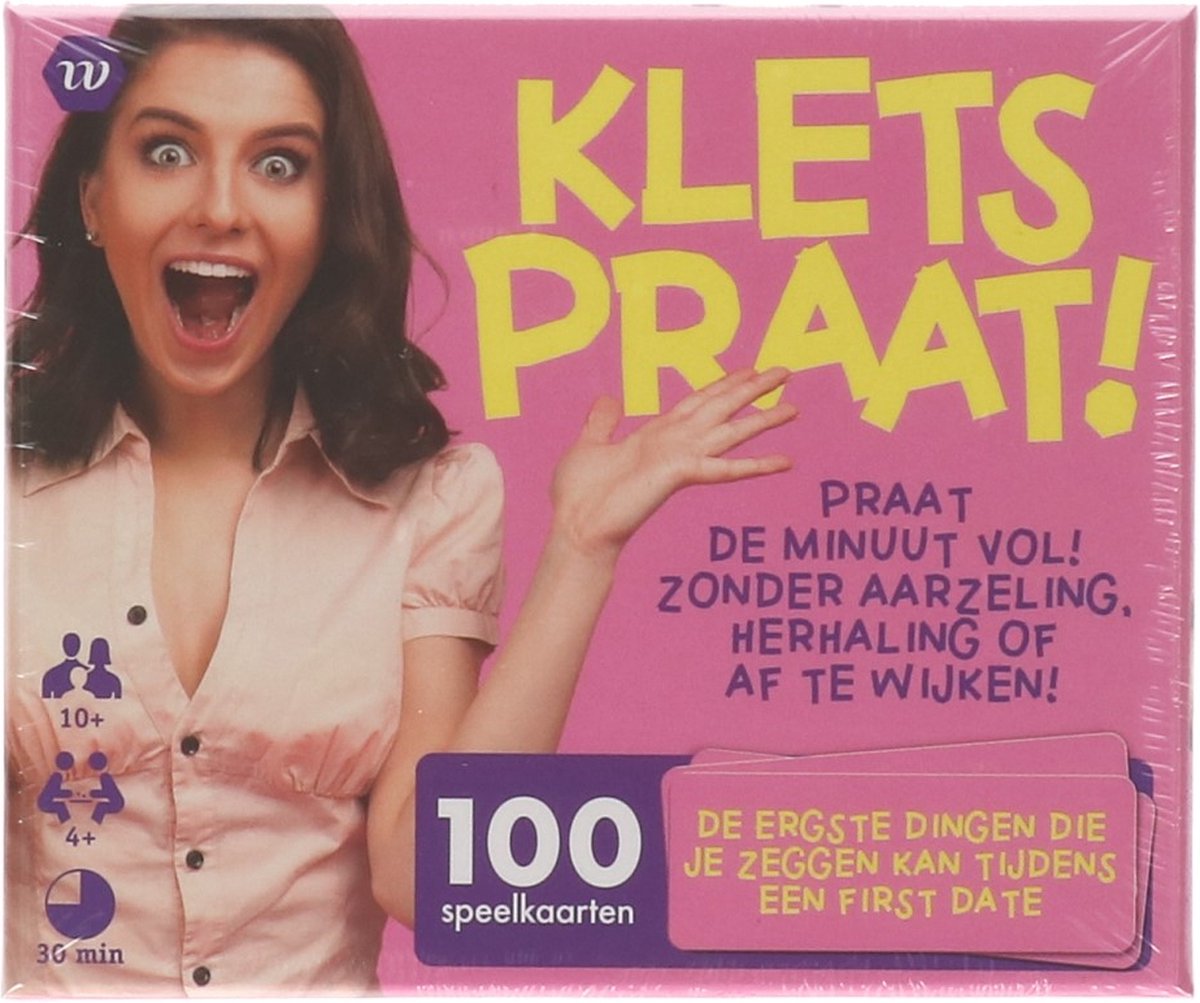 D&F Kletspraat - Kaartspel met vragen voor gezellige gesprekken