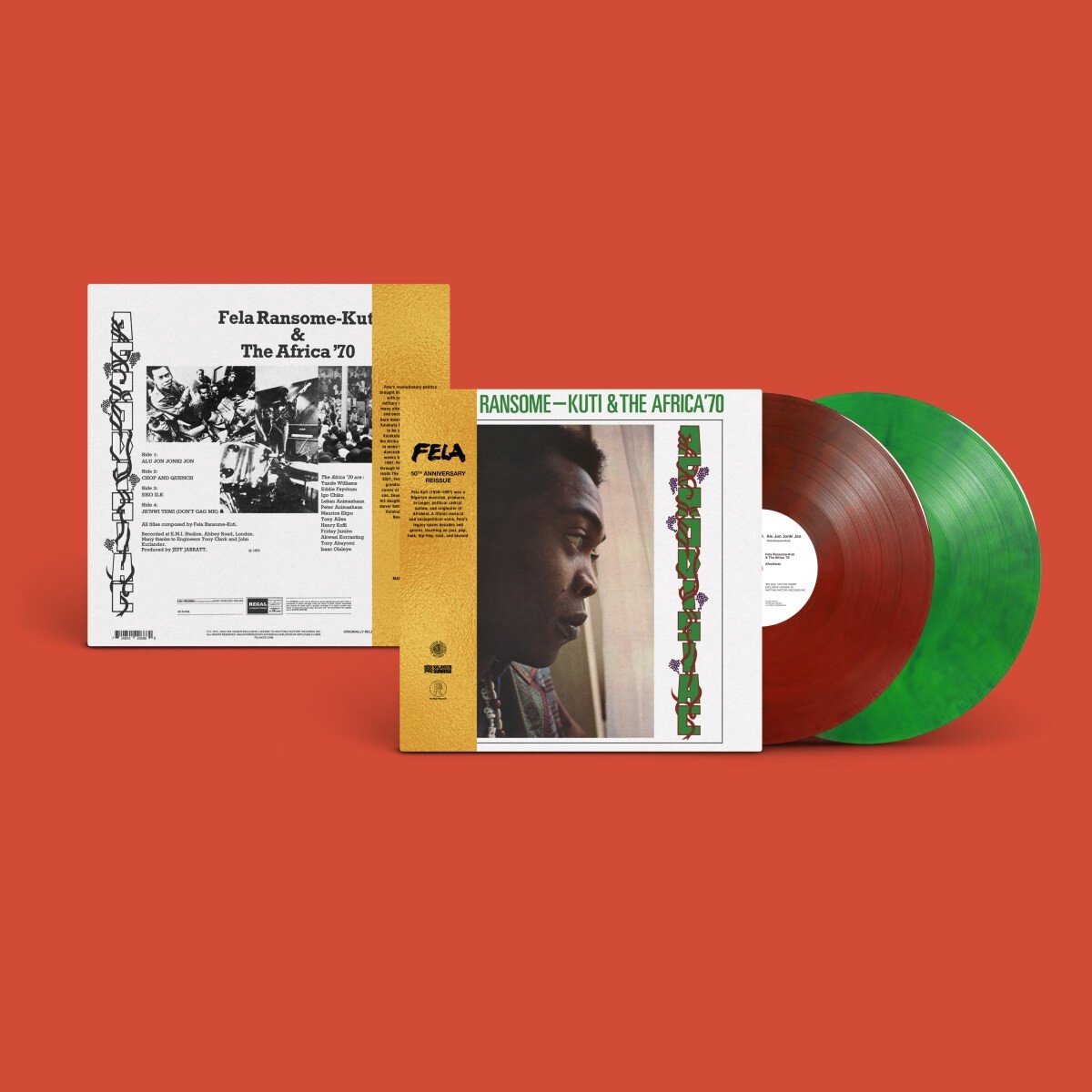 Fela Kuti & Africa 70 - Afrodisiac (2 LP) (Remastered) (Coloured Vinyl)
