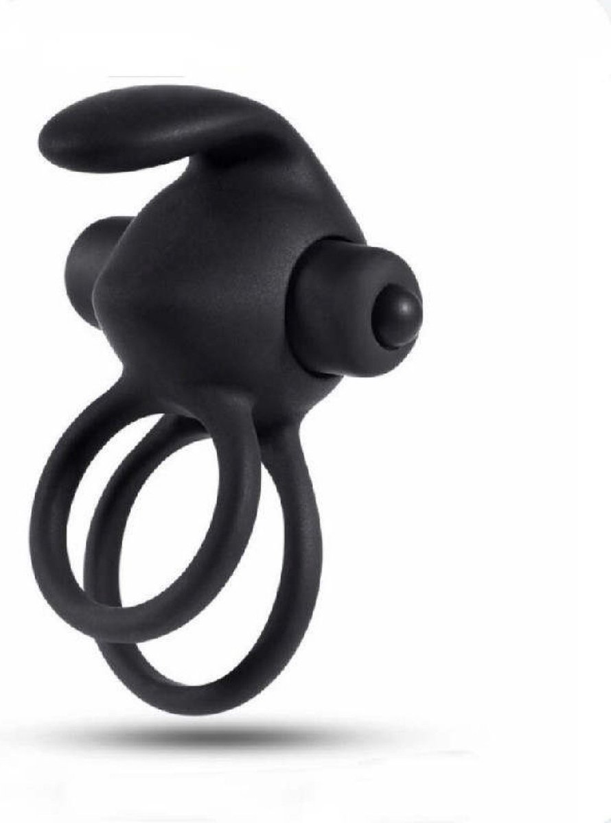 Goedkoopste Erodit® vibrerende dubbele cockring - clitoris stimulator - 10 vibratie standen - penis ring- uitstel erectie - Sex toy voor mannen - Sekspeeltjes - Erotiek voor mannen - Erotiek voor koppels