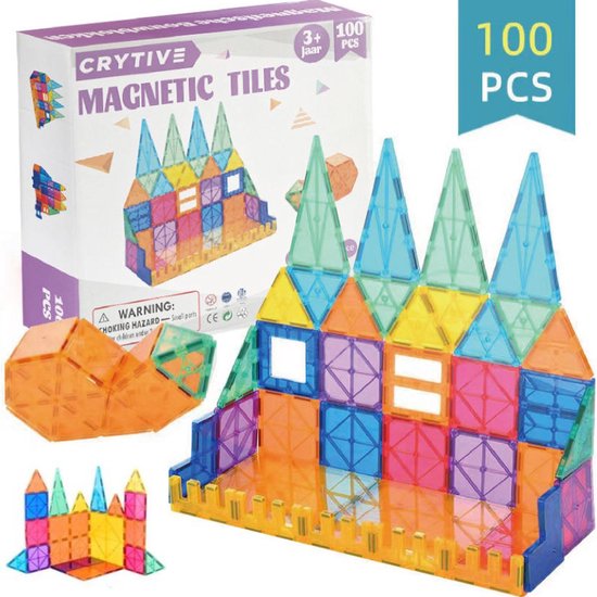 Magnetische Speelgoed - Voordeelverpakking 100 Stuks - Magnetisch Speelgoed  - Veilig... | bol.com