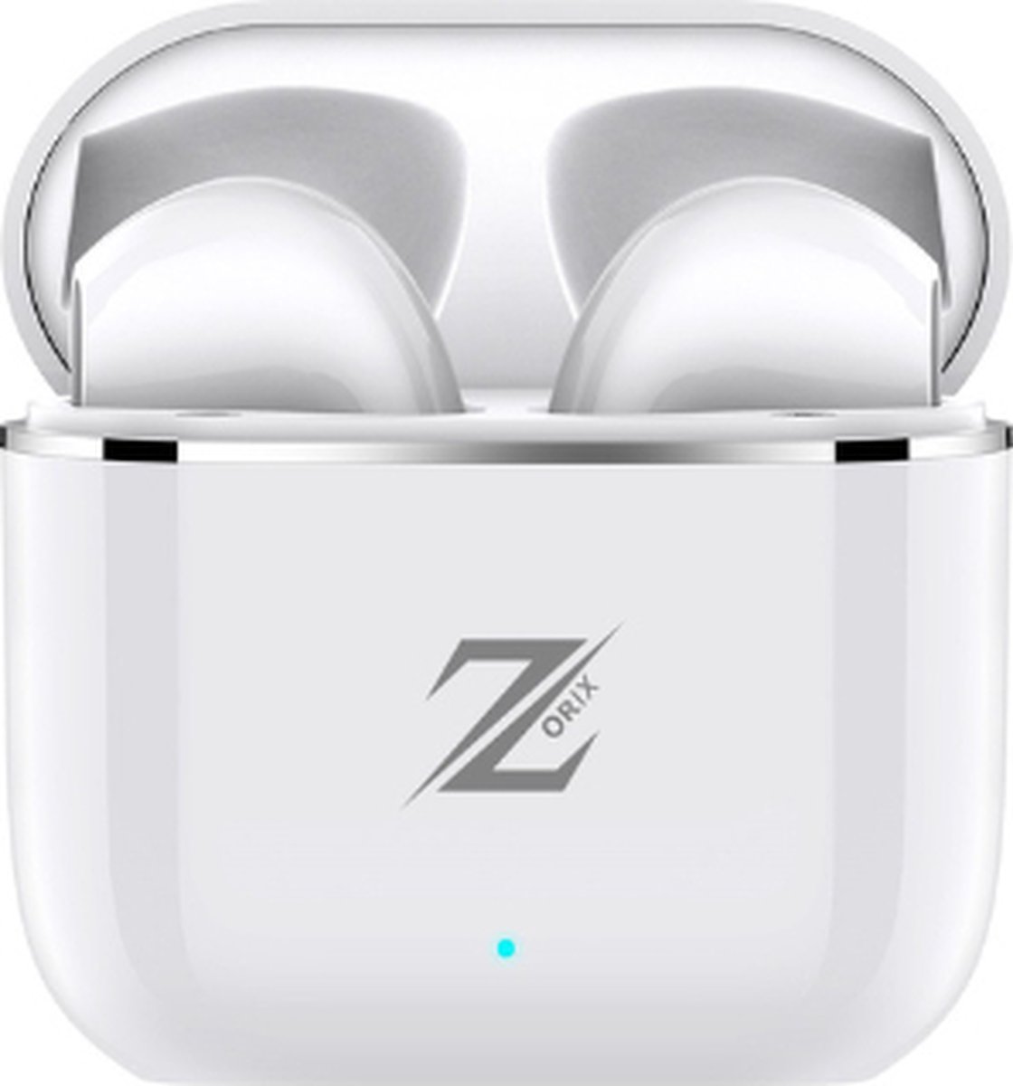 Zorix - AirBudz X4 - Draadloze Oordopjes - Draadloos oordopjes - Bluetooth Oordopjes - Sport oordopjes - Oortjes Geschikt voor Apple & Android - Wit