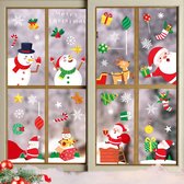 Festivz Autocollants de fenêtre de Noël - Décoration de Noël - Décoration de fête - Rouge - Vert - Wit - Fête