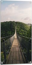 WallClassics - Garden Poster – La passerelle du Moulin de l'Epine Bridge - 50x100 cm Photo sur Garden Poster (décoration murale pour extérieur et intérieur)