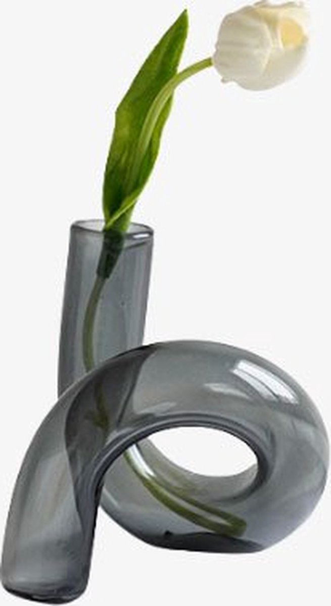 Woondecoratie Florine | Glazen Vaasje | Interieur kandelaar | Homedeco | Home decor | Bloemenvaasje | Decoratie | Woonaccessoires | Living room decoration | Transparante vaas