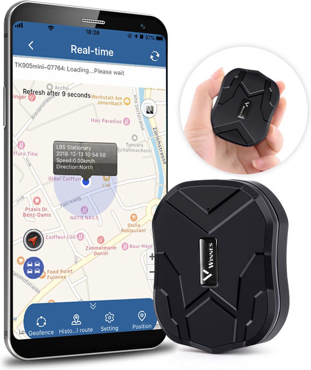 Mini Traceur GPS avec Micro pour Voiture Moto Vélo Enfant Chat et Chien  Petit Tracker GPS GPRS/GSM Suivi en Temps Réel Aimant IP65 Étanche APP pour