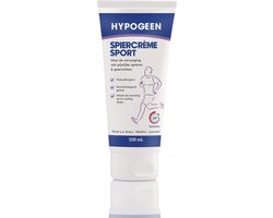 Hypogeen Spiercrème Sport - verzorging van pijnlijke spieren & gewrichten - ideaal als cooling down & warming up - vermindert blessures - ook voor de (over) gevoelige huid - tube 100ml