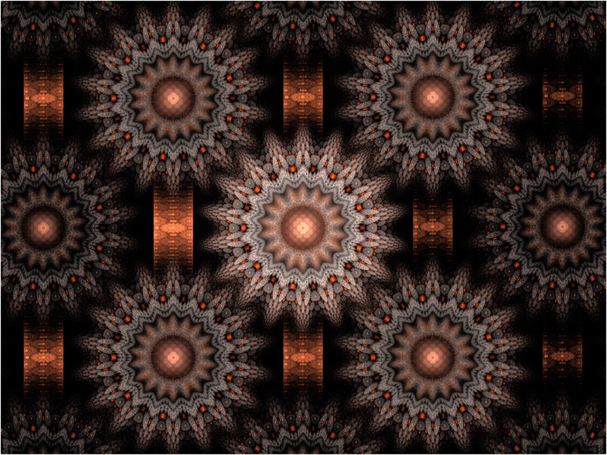Fotobehang - fractal - fantasie.