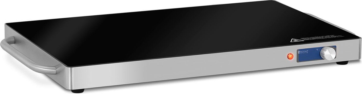Warmhoudplaat - 250 W - roestvrij staal - 62 x 35 cm - Royal Catering