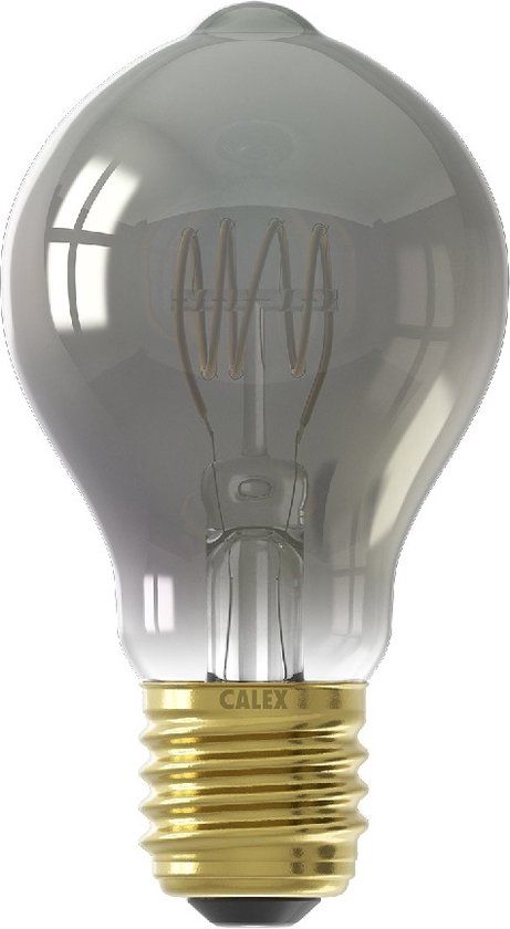 Calex flexfilament LED lamp E27 4W 136lm 1800K Titanium Dimbaar A60