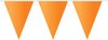 Oranje Vlaggetjes Oranje vlaggenlijn met 20 puntvlaggen - EK accessoires - Oranje versiering - EK 2021 - EK voetbal - 10 meter