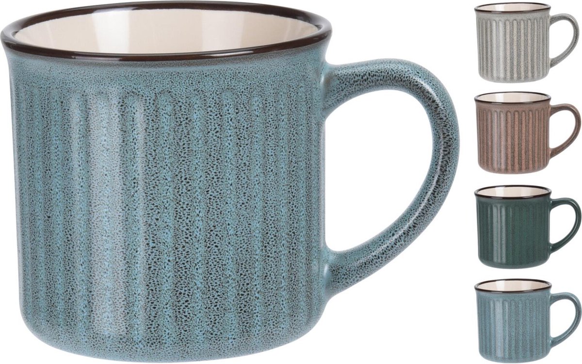 Beker met gespikkeld dessin van aardewerk 250ml