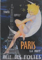 Koelkast magneet Affiche Eiffeltoren Paris