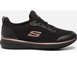 Skechers SQUAD SR Dames Instappers - Zwart / Rose Gold