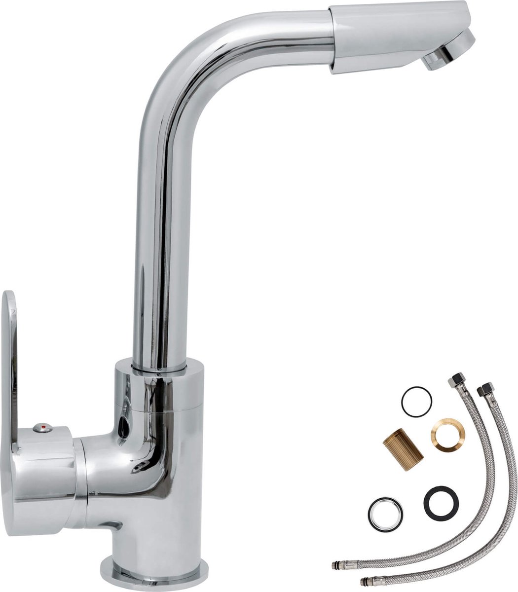 Kraan Draaibare Badkamer Kraan Messing Chroom Badkamer Kraan