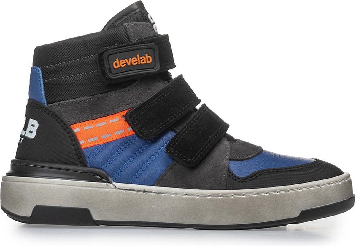 Blauwe Develab Klittenbandschoenen
