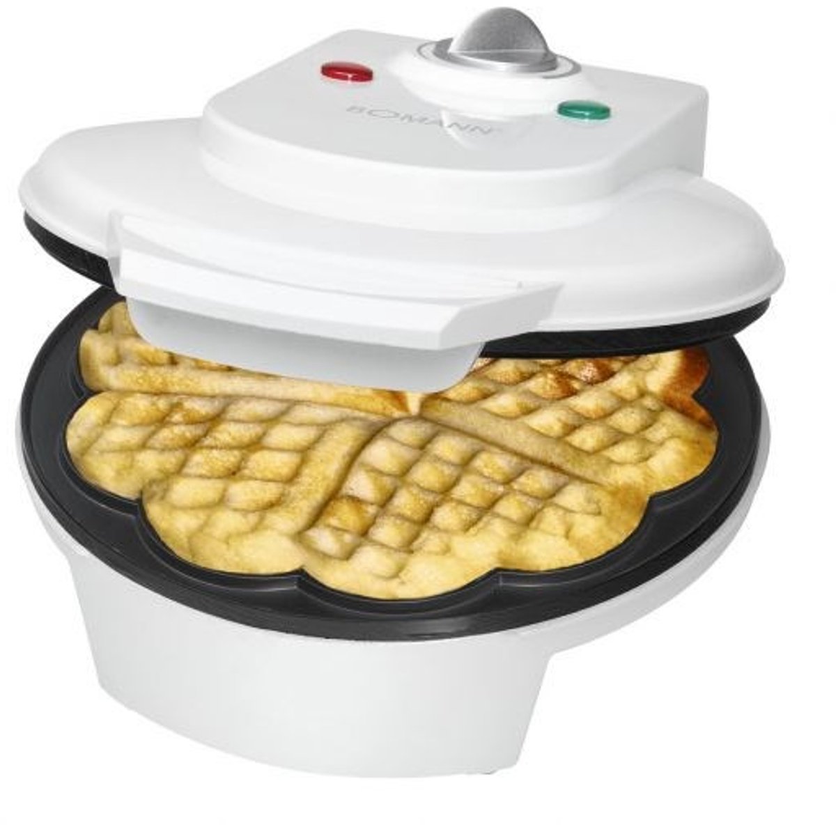 Bomann WA 5018 CB- Wafelijzer - Hartwafels - Wit