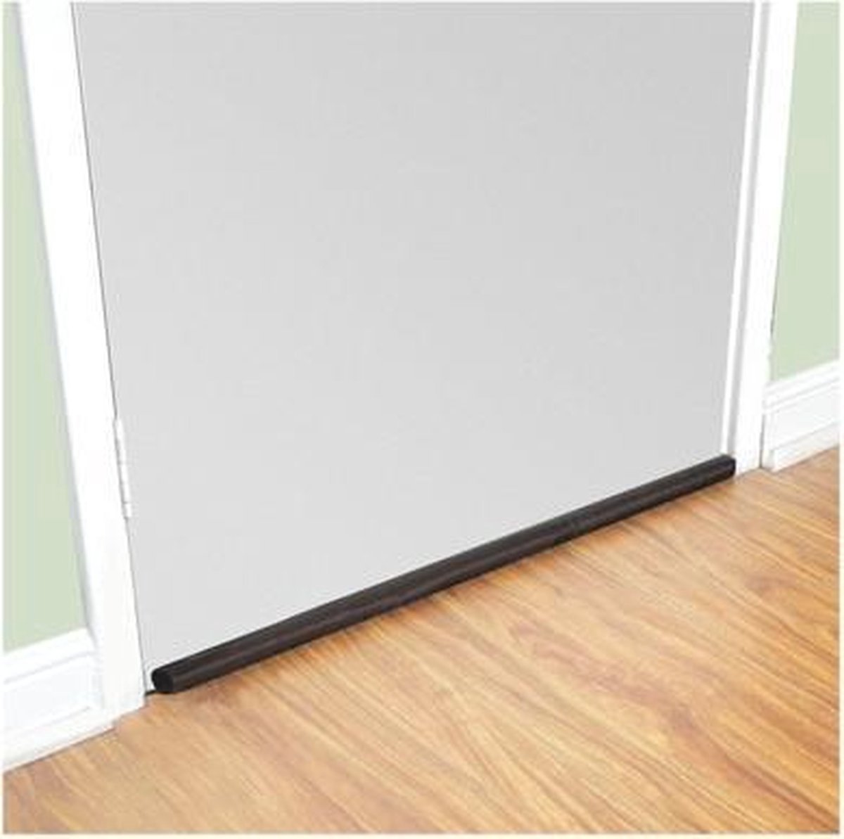 Tochtstopper voor deur - 82 cm lang - in te korten - nylon hoes - polyurethaan binnenkant - simpel maar effectief